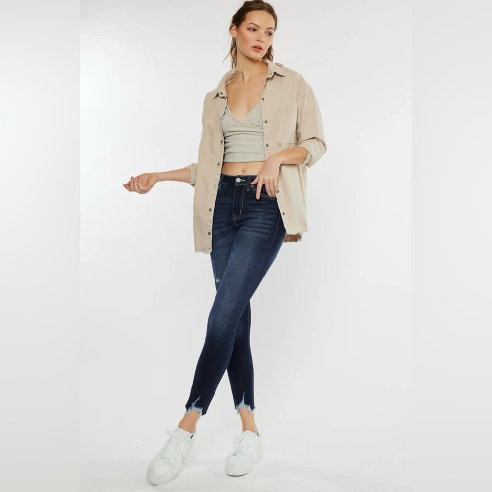 KanCan Aiya High Rise Ankle Skinny Jeans Women’s Size 7/27